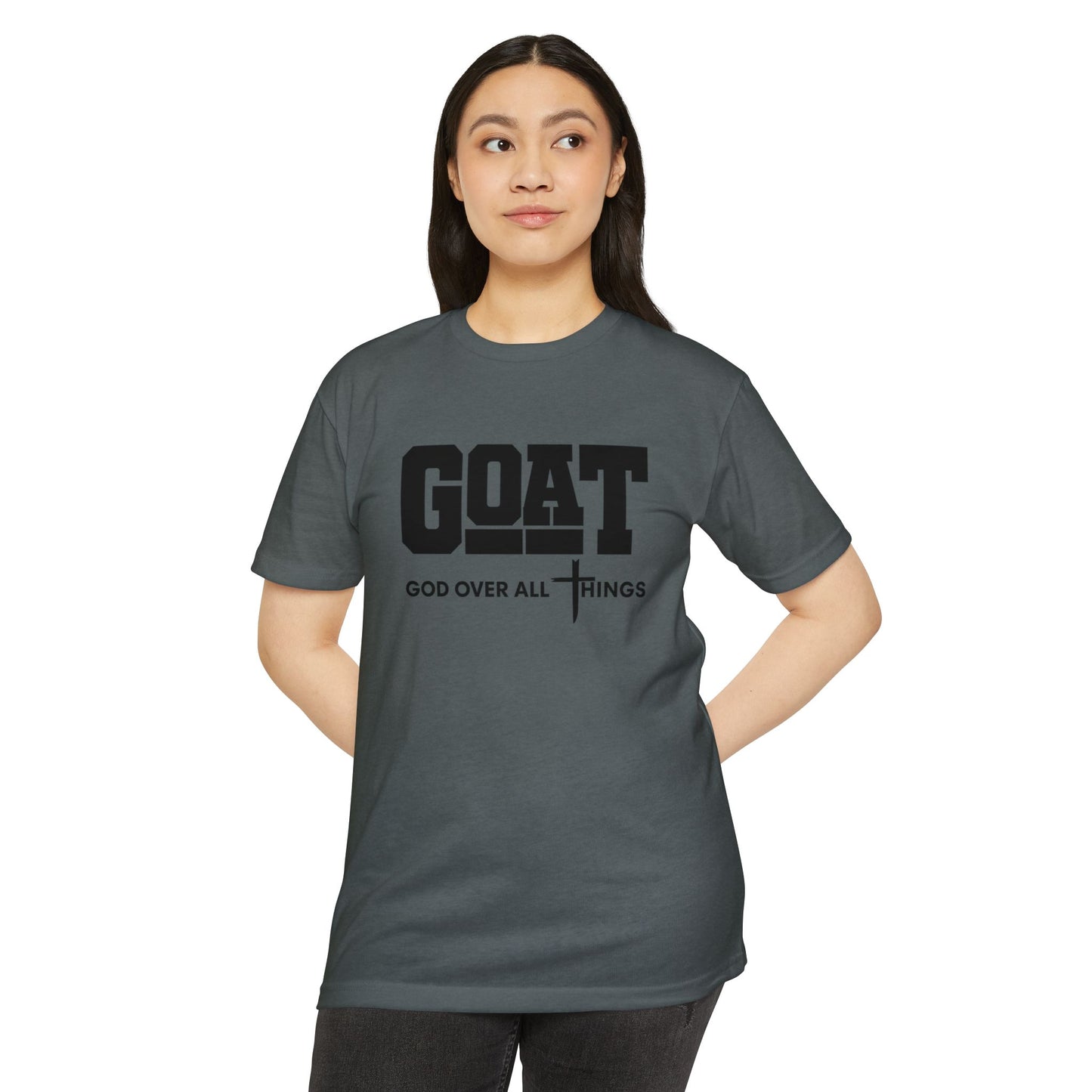GOAT God Over All Things Unisex Faith Tee