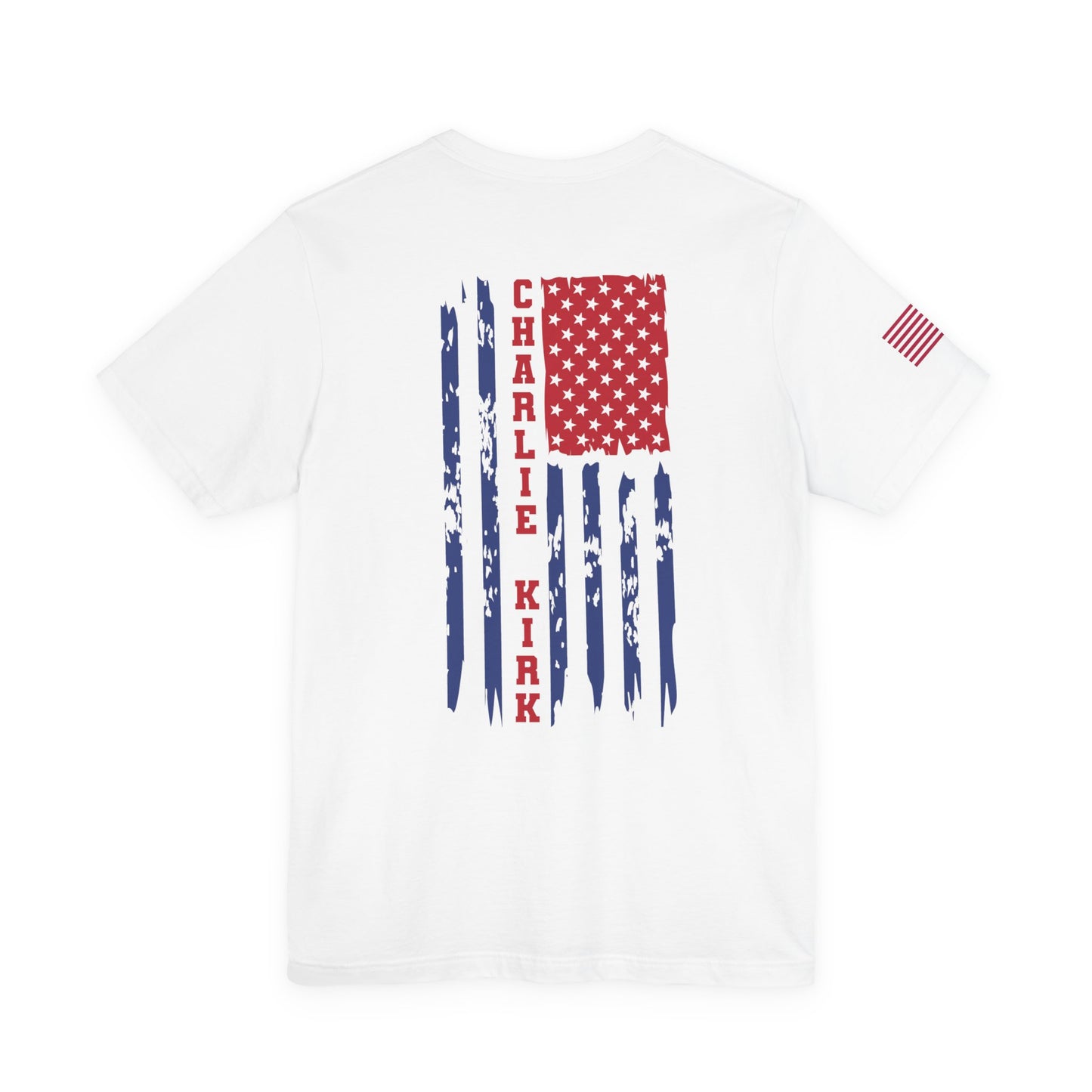 Charlie Kirk American Flag T-Shirt – Unisex Patriotic Freedom Shirt for Conservatives & TPUSA Supporters