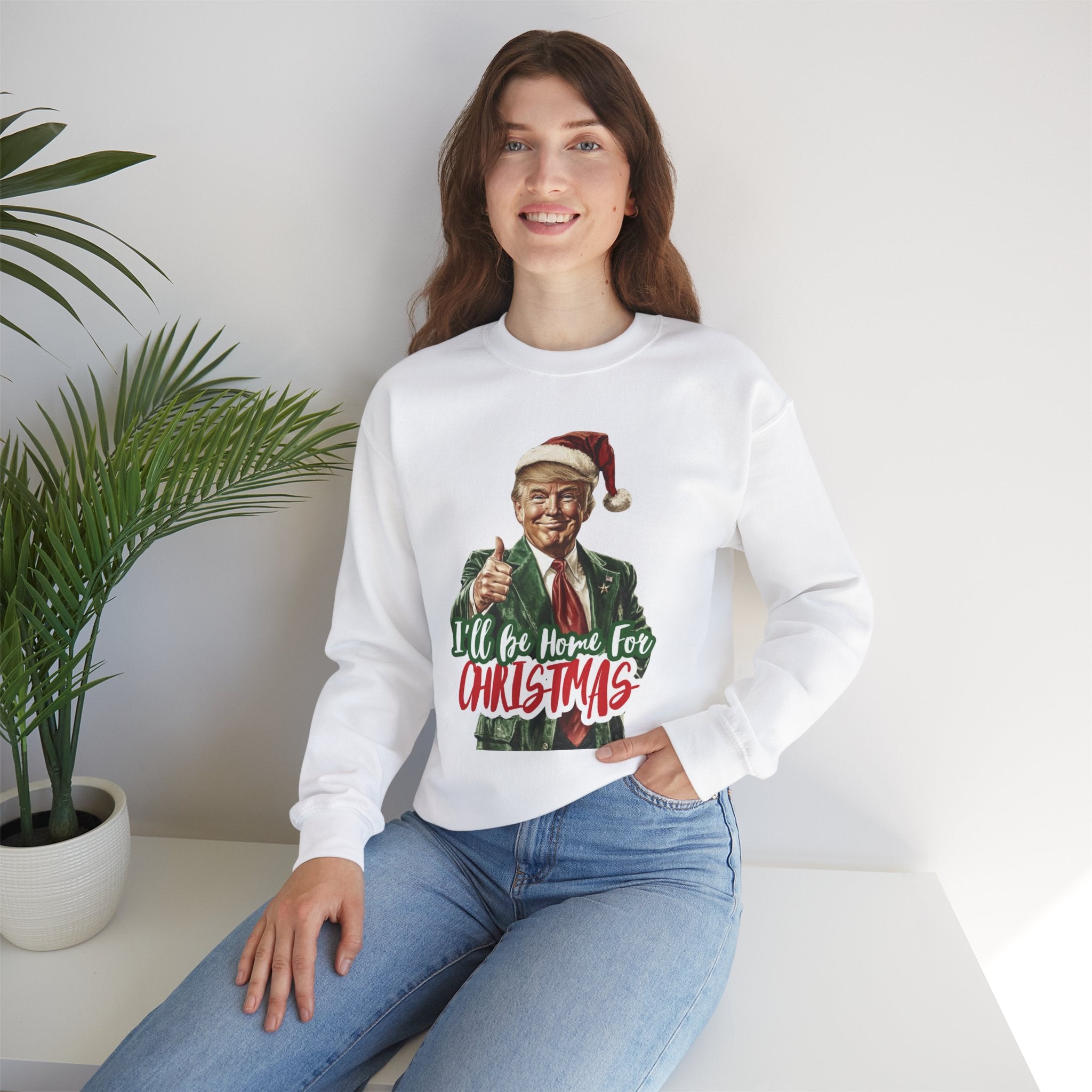 "I'll Be Home for Christmas" Crewneck Sweatshirt