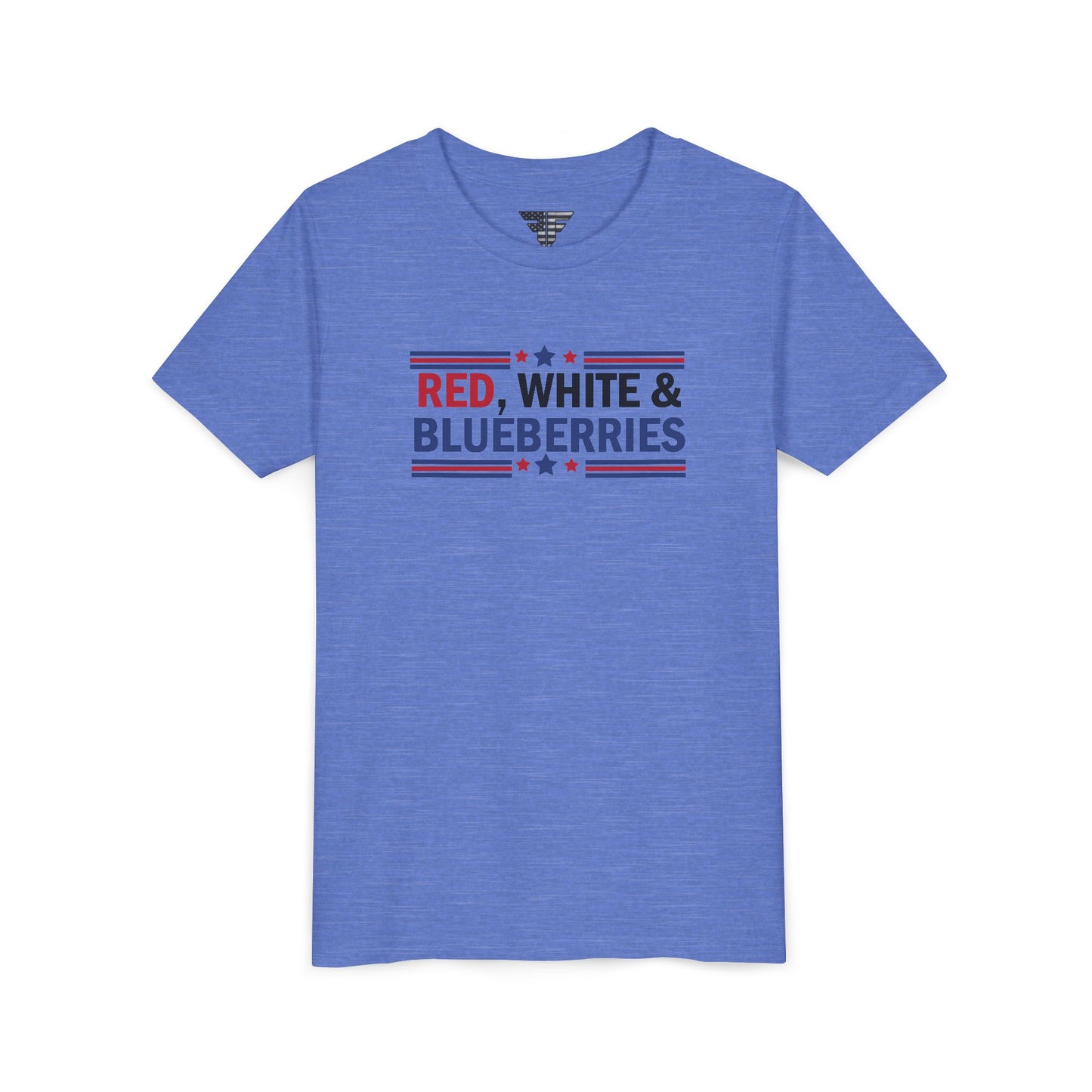 Red, White, and Blueberries Charlie Kirk Youth T-Shirt – Patriotic Memorial Tee