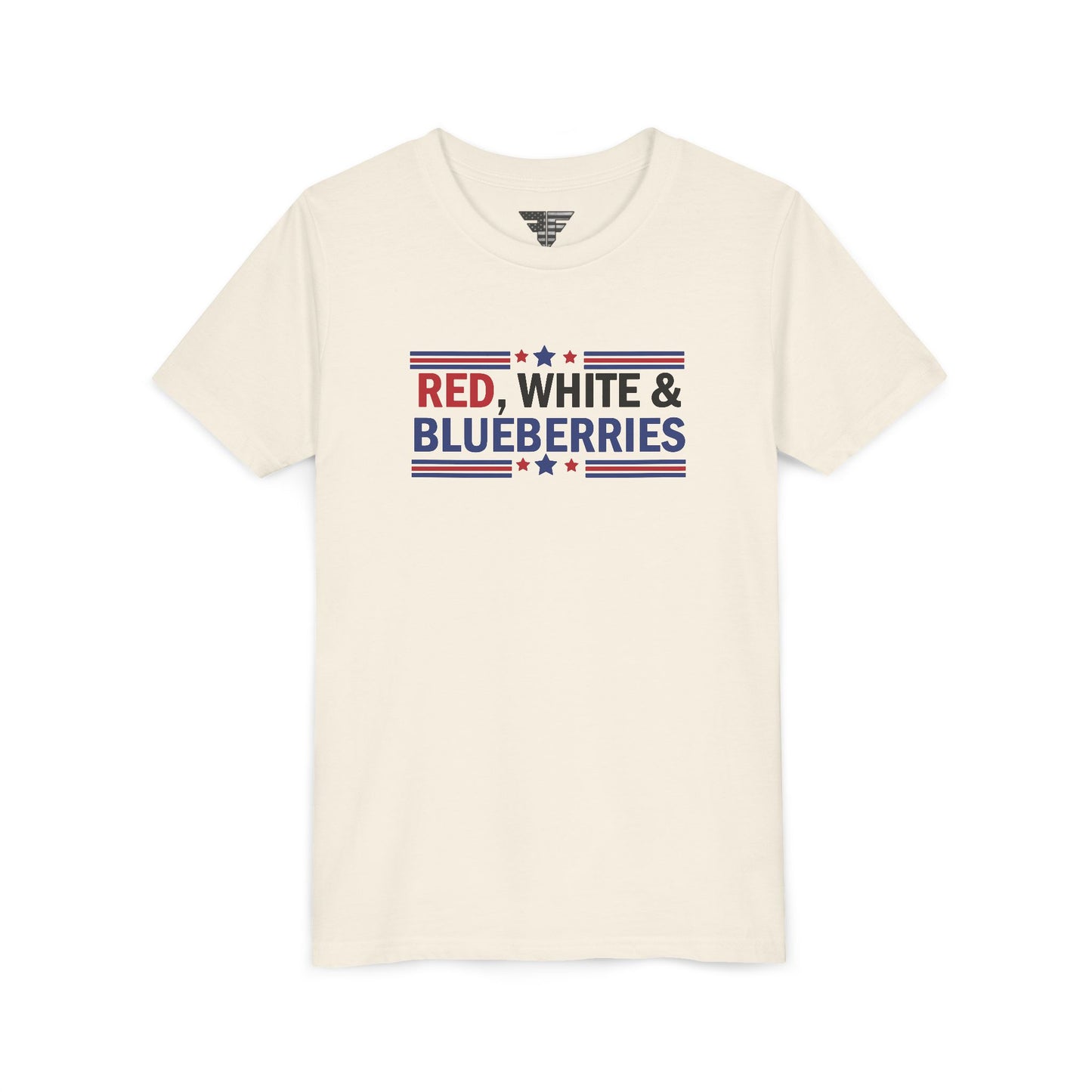 Red, White, and Blueberries Charlie Kirk Youth T-Shirt – Patriotic Memorial Tee