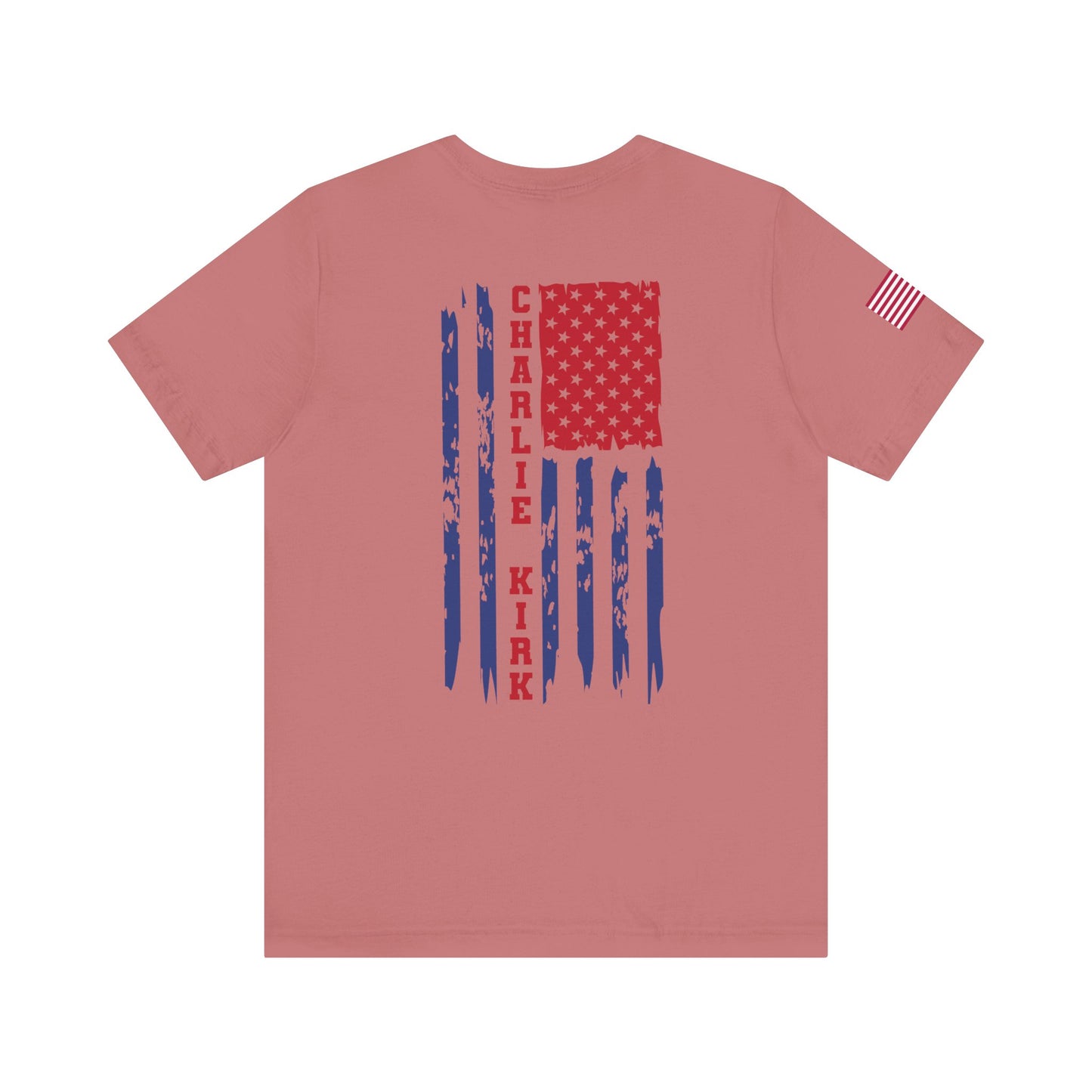 Charlie Kirk American Flag T-Shirt – Unisex Patriotic Freedom Shirt for Conservatives & TPUSA Supporters