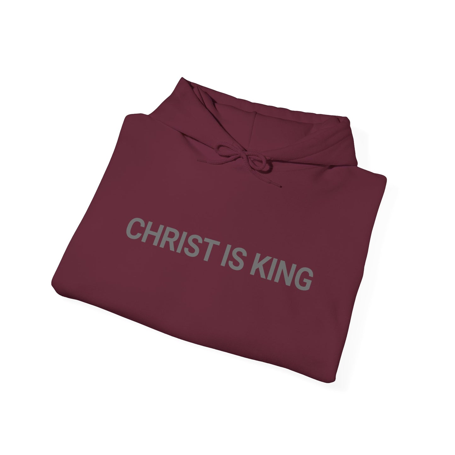 Christ Is King Hoodie – Made in the USA | Premium Patriotic Christian Hoodie