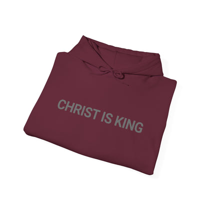Christ Is King Hoodie – Made in the USA | Premium Patriotic Christian Hoodie