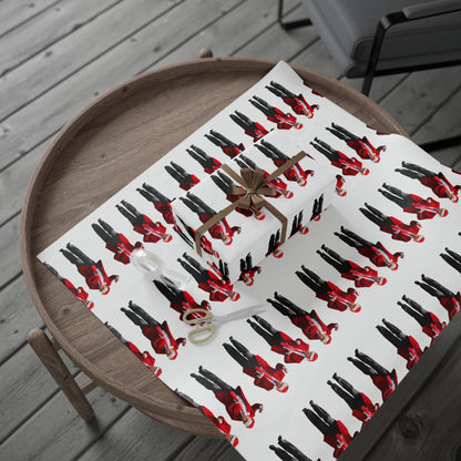 Trump Dancing Wrapping Paper – Funny Patriotic Gift Wrap for Christmas, Birthdays & Holidays | MAGA USA President Gift Paper Roll