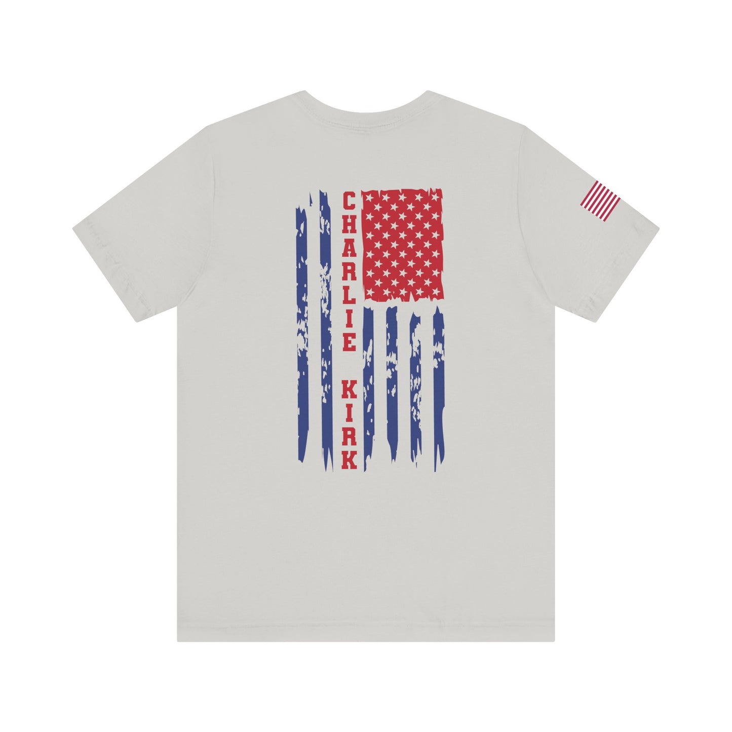 Charlie Kirk American Flag T-Shirt – Unisex Patriotic Freedom Shirt for Conservatives & TPUSA Supporters