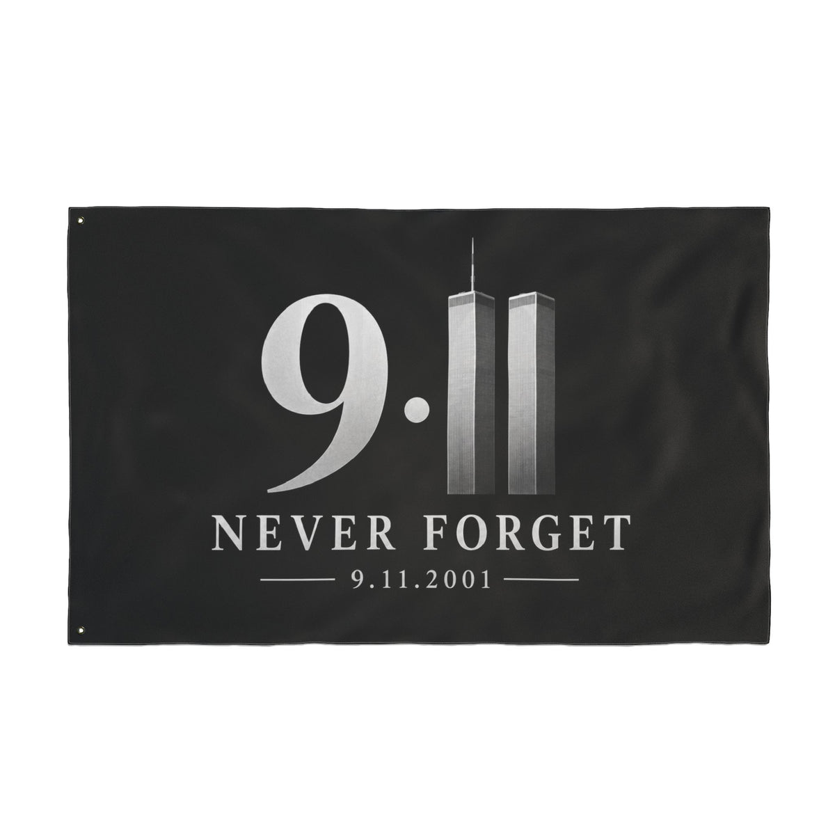 9/11 Never Forget Memorial Flag – 3x5 Double-Sided Flag