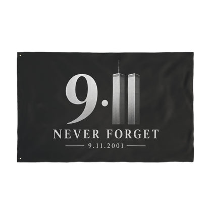 9/11 Never Forget Memorial Flag – 3x5 Double-Sided Flag