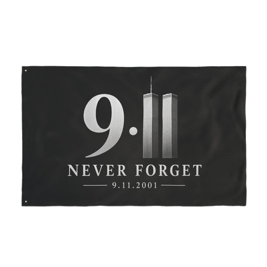 9/11 Never Forget Memorial Flag – 3x5 Double-Sided Flag