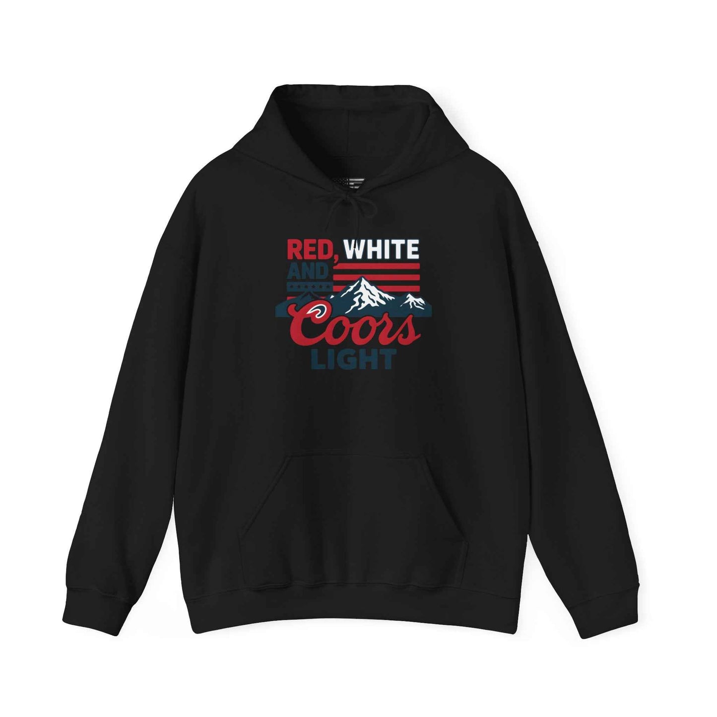 Red, White & Coors Light Hoodie – Patriotic Beer Hoodie