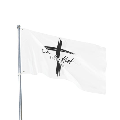 Christian Prayer Cross Tribute Flag – Charlie Kirk Memorial (1993–2025)