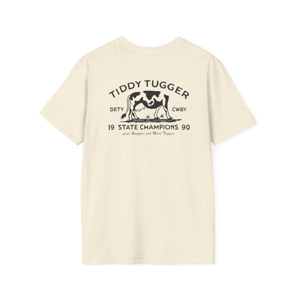 Tiddy Tugger Unisex Softstyle T-Shirt - White State Champions Graphic Tee