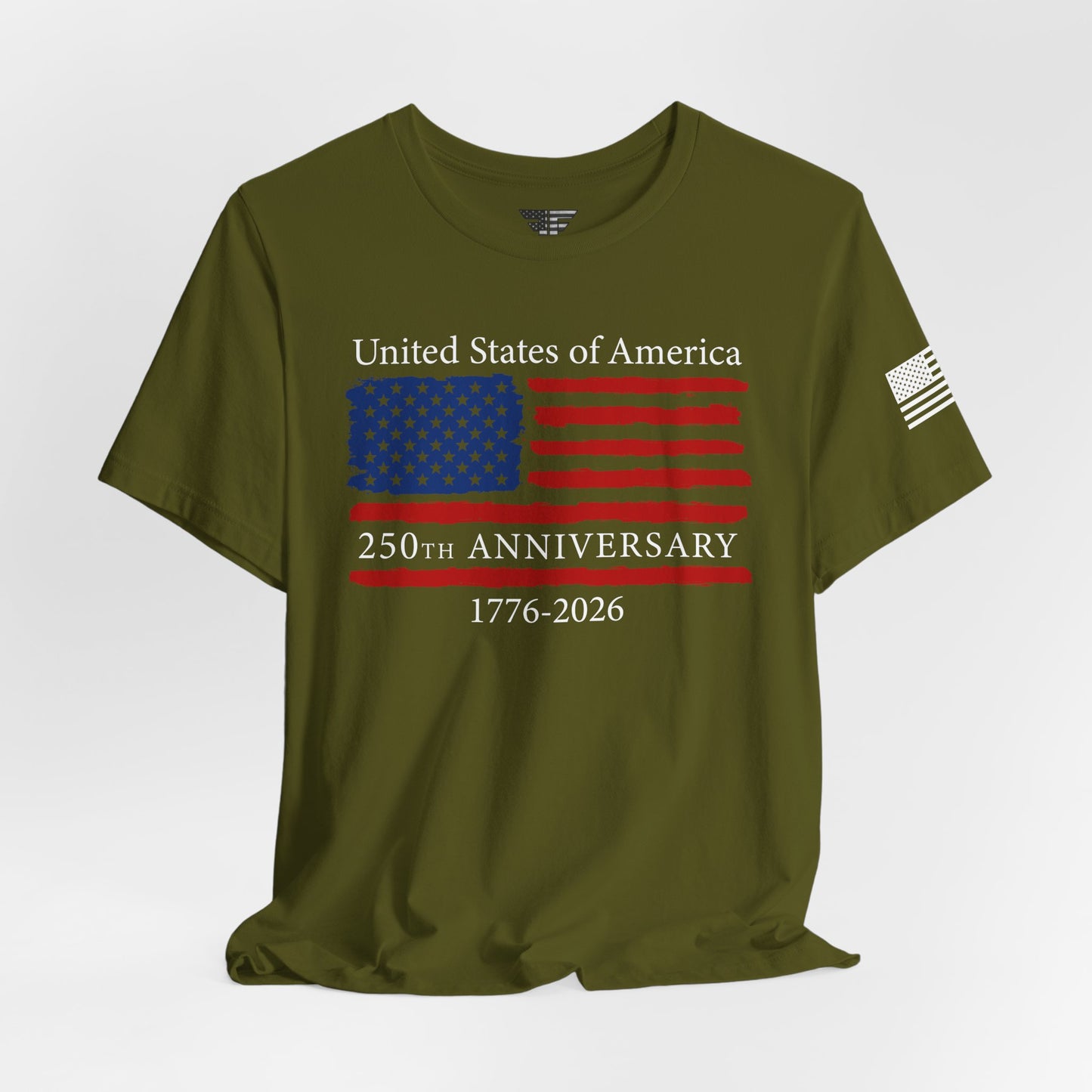 America 250 Unisex T-Shirt | United States Semiquincentennial Patriotic Flag Tee (1776–2026)