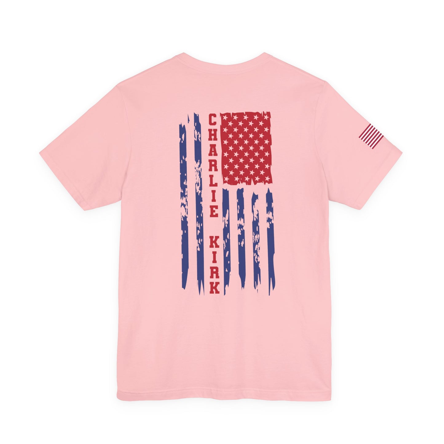 Charlie Kirk American Flag T-Shirt – Unisex Patriotic Freedom Shirt for Conservatives & TPUSA Supporters