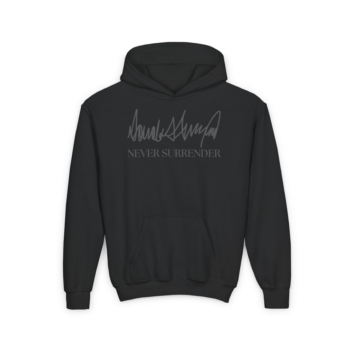 "Never Surrender" Signature Hoodie – Youth Edition