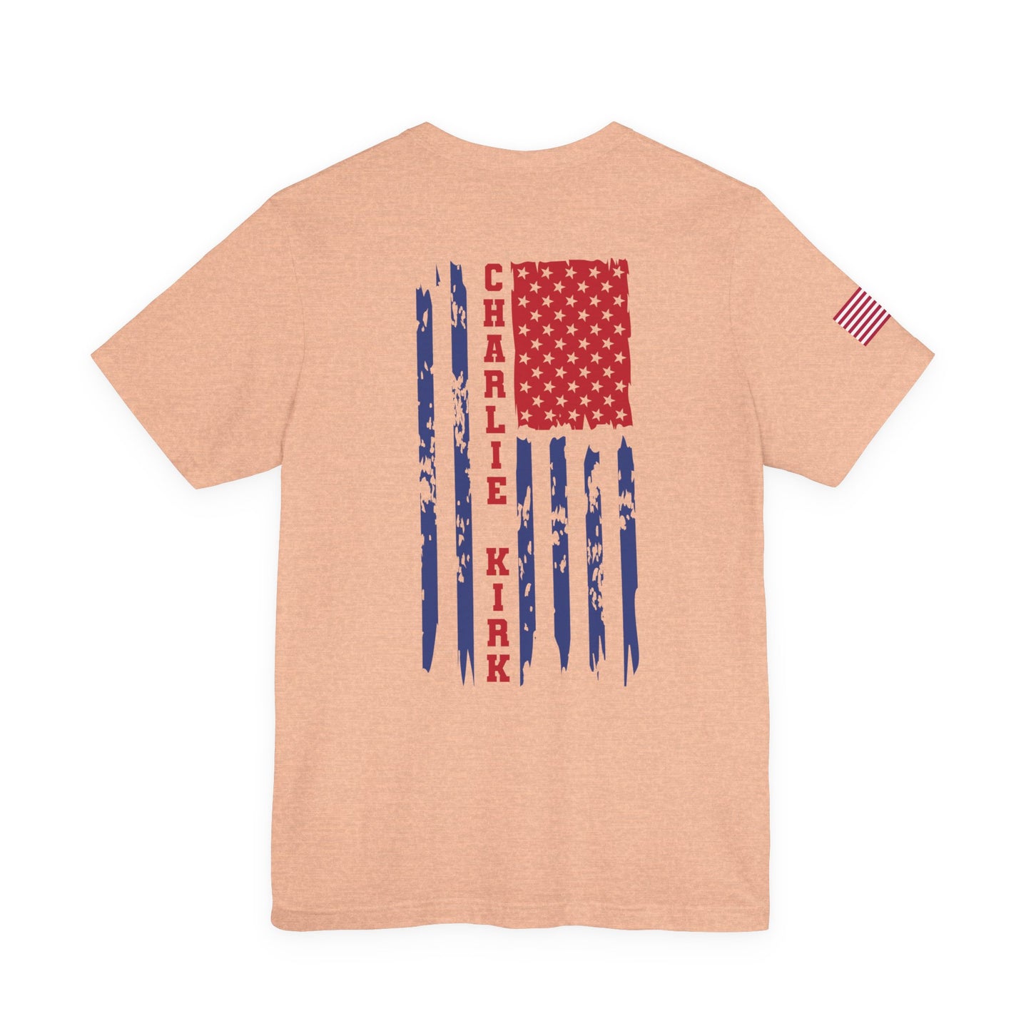 Charlie Kirk American Flag T-Shirt – Unisex Patriotic Freedom Shirt for Conservatives & TPUSA Supporters
