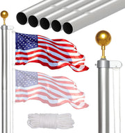 20 FT Heavy Duty Aluminum Flagpole Kit – Affordable Flag Pole