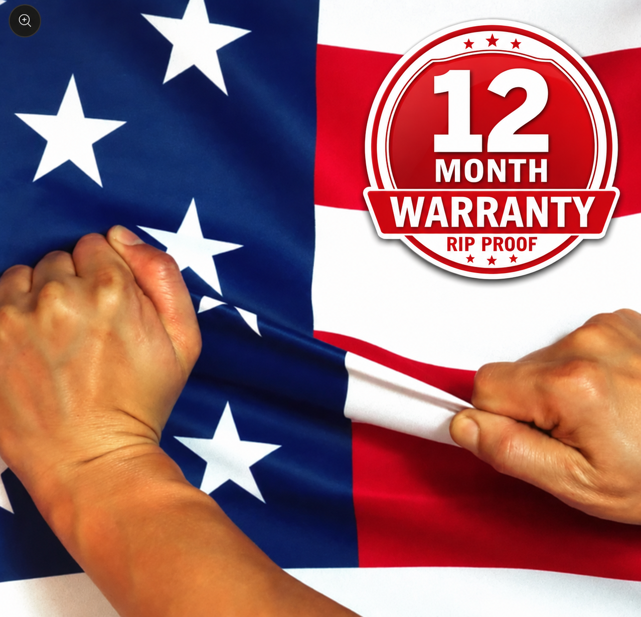 3' x 5' Rip-Proof Double-Sided 3-Ply American Flag | Heavy-Duty Outdoor Flag