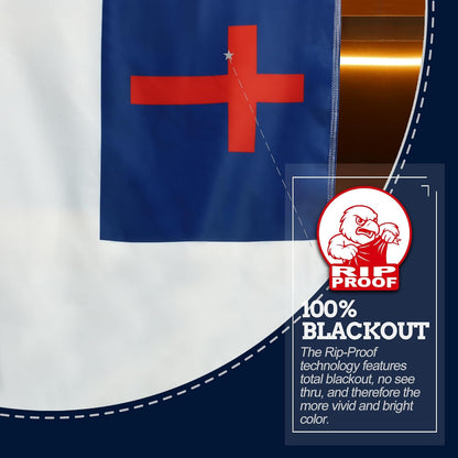 3’x5’ Rip-Proof Christian Flag - Durable and Weather-Resistant Design