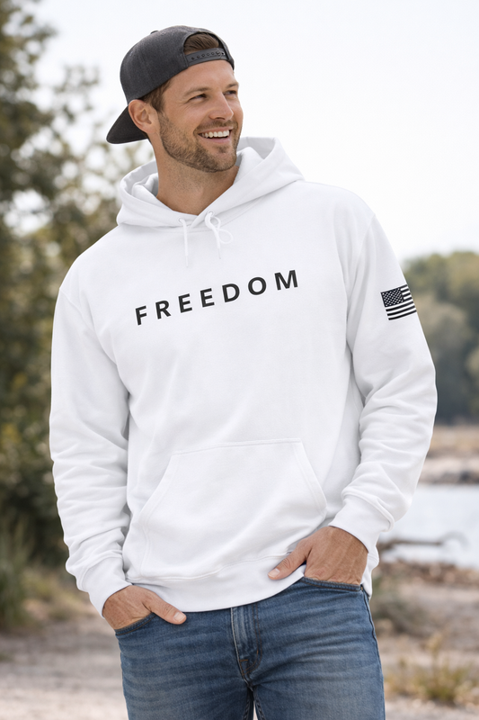 Premium Freedom Hoodie Honoring Charlie Kirk – Patriotic Unisex Sweatshirt for True American Pride
