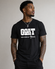 GOAT God Over All Things Unisex Faith Tee