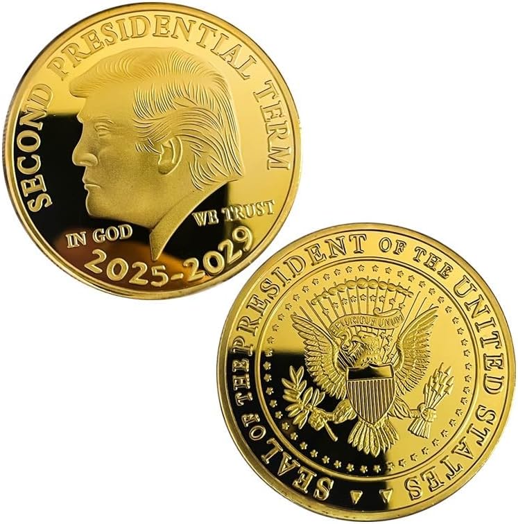 Donald Trump Gold Coin Collectible - Limited Edition Commemorative Coin for Trump Supporters