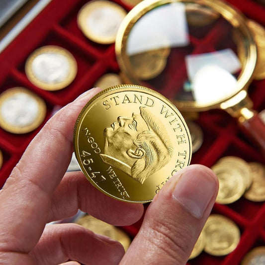 Donald Trump Gold Coin Collectible - Limited Edition Commemorative Coin for Trump Supporters