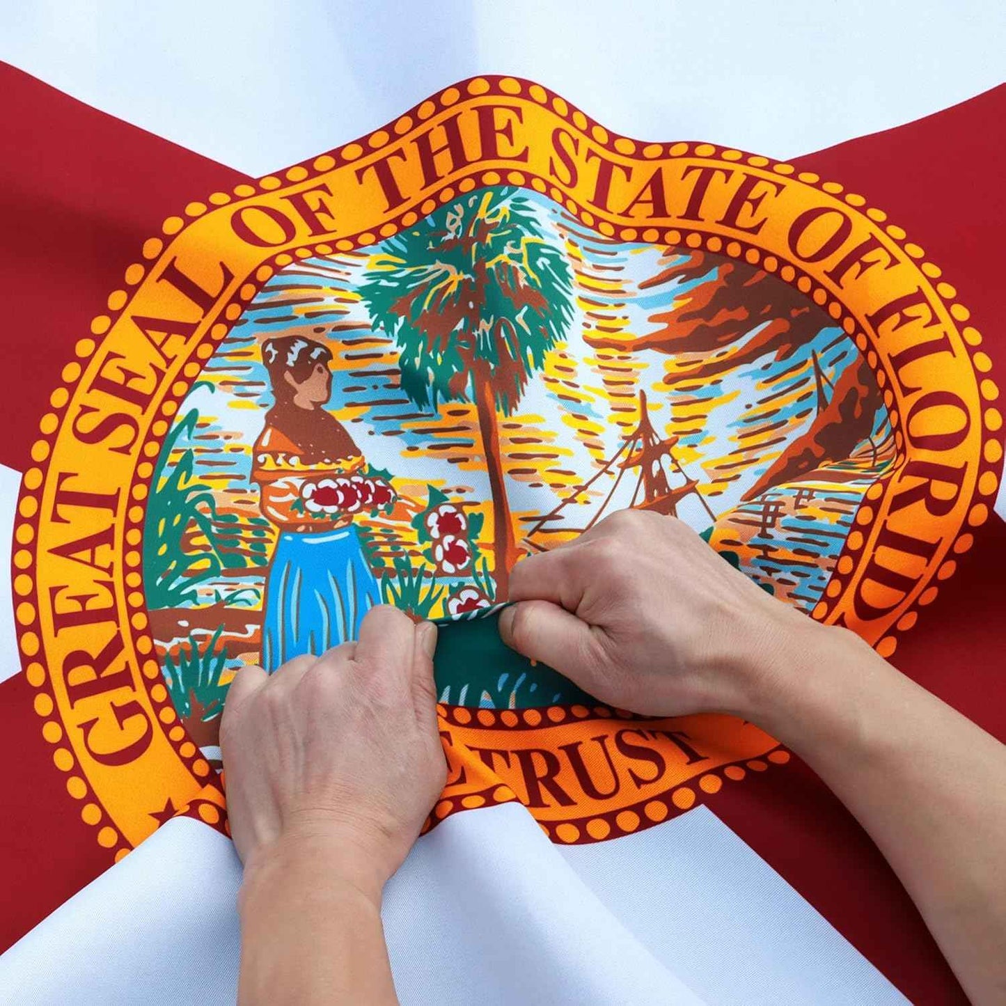 Rip-Proof Double Sided 3-Ply Florida State Flag 3x5 Foot