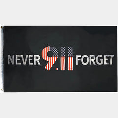 9/11 Memorial Flag – Never Forget (3x5 ft, Polyester)