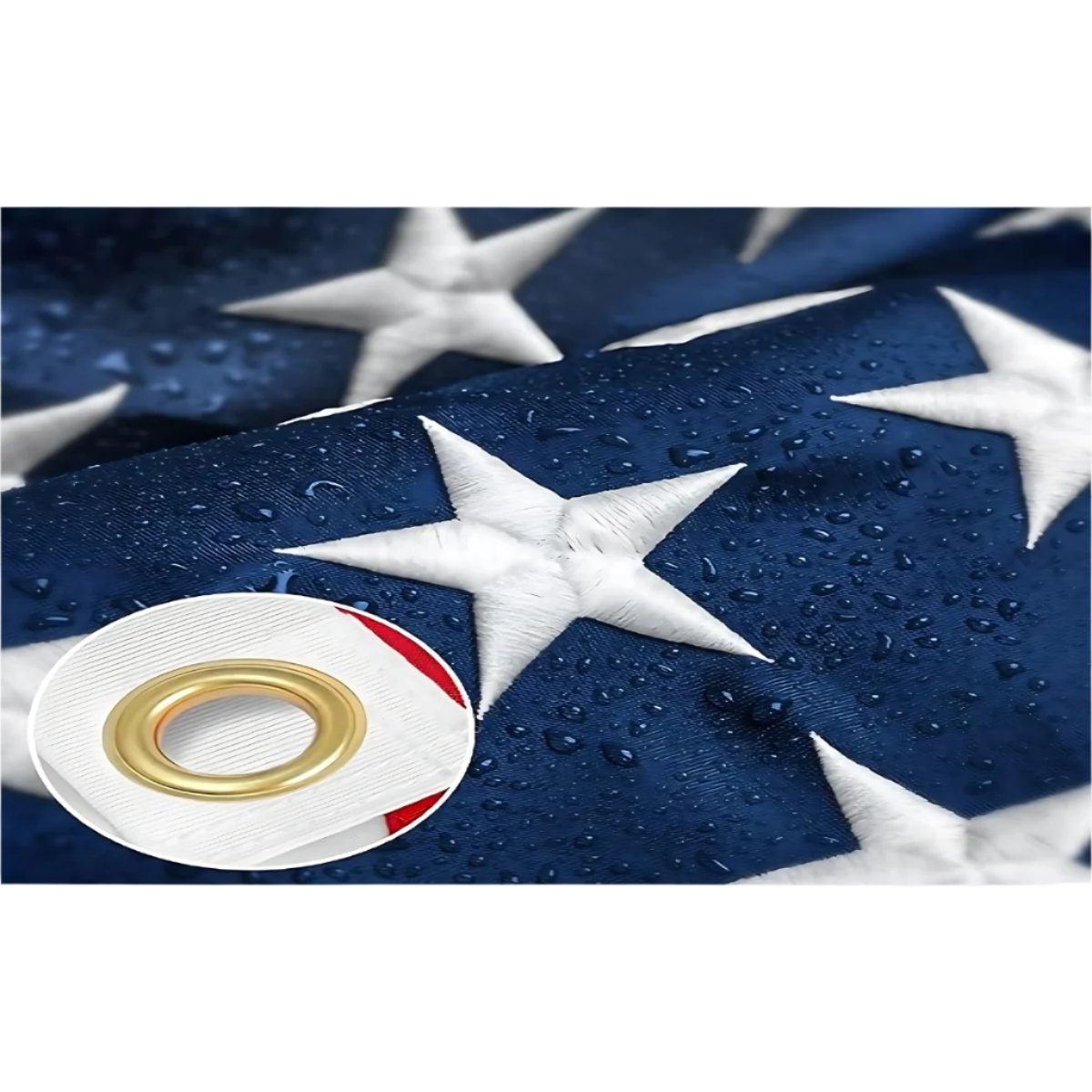 American Flag – Embroidered Stars &amp; Sewn Stripes (Premium Polyester, Multiple Sizes Available)