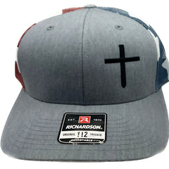 Cross Cap – Richardson 112 grey