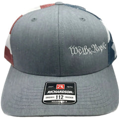 We The People Cap - 1776 Richardson 112 brand | Freedom Flags Grey