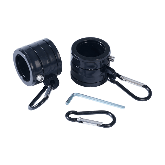 ABS flagpole spinning rings with aluminum hooks