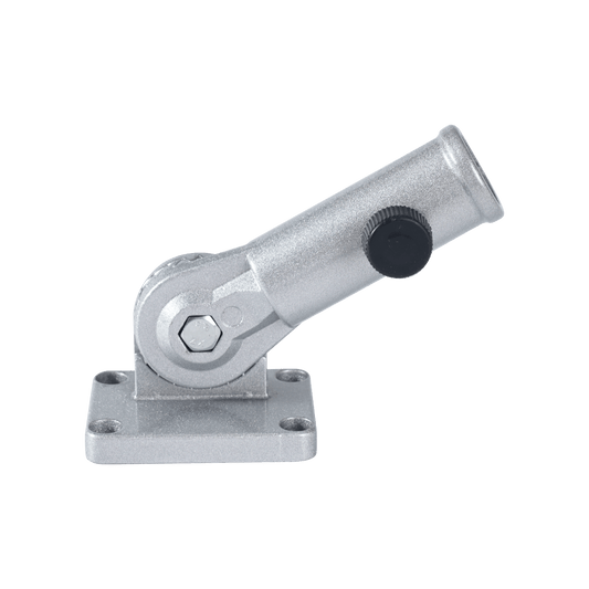 Multi-position adjustable aluminum flagpole bracket