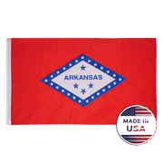 Arkansas State Flag Made in USA – Embroidered Outdoor Flag