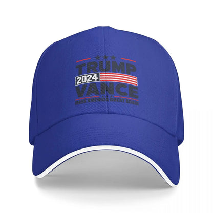 Trump Vance Snapback Cap - Make America Great Again Edition