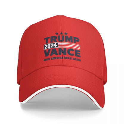 Trump Vance Snapback Cap - Make America Great Again Edition