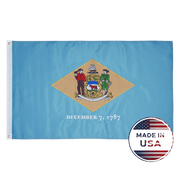 Delaware State Flag Made in USA – Embroidered Outdoor Flag