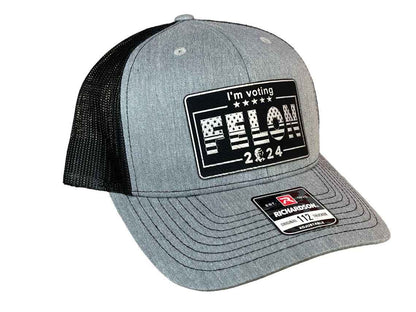 “I’m Voting for the Felon” Leather Patch Cap – Richardson 112 Patriotic Collector’s Edition Hat