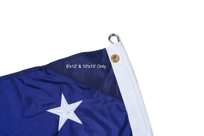 8x12 nylon embroidered American flag made in USA