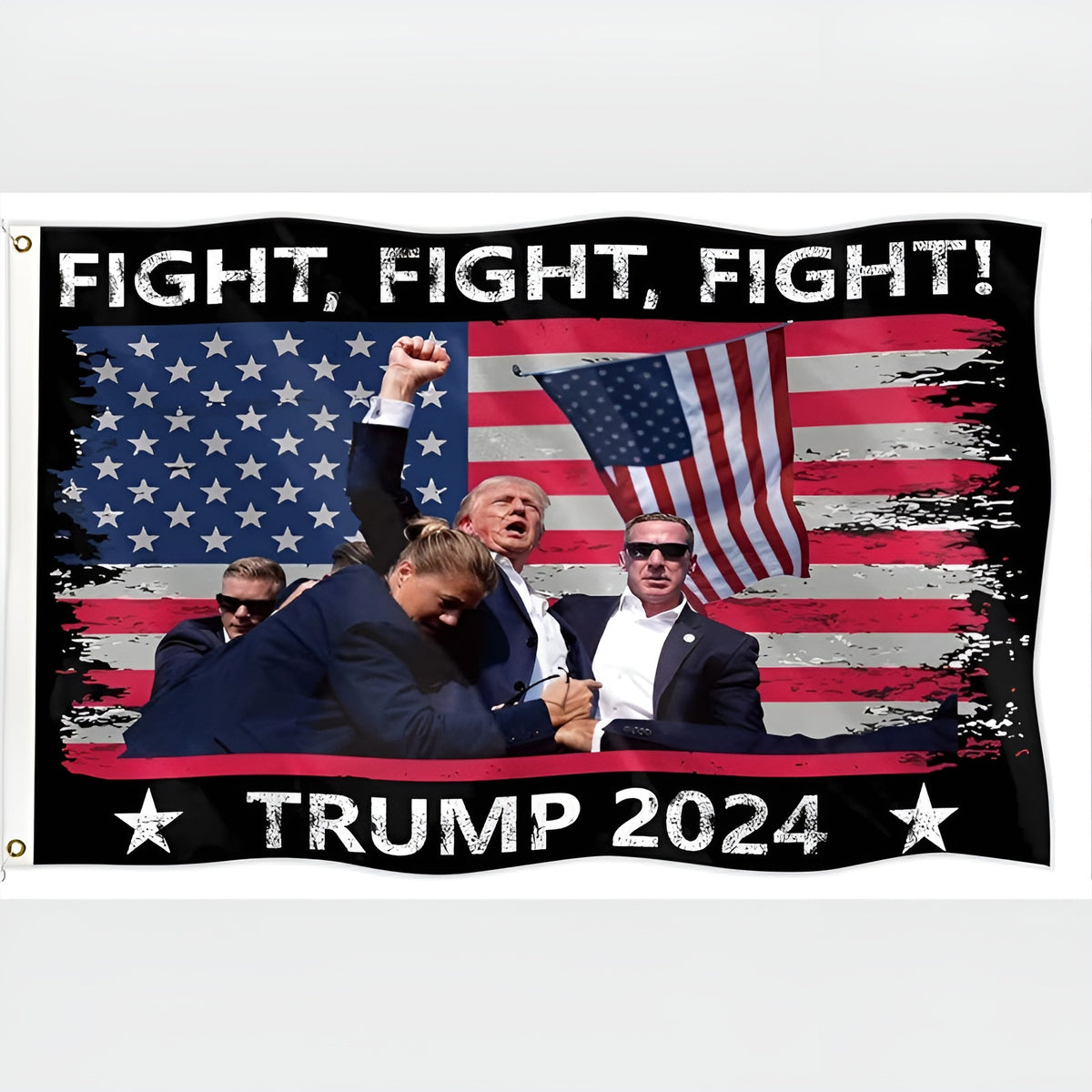 Trump FIGHT, FIGHT, FIGHT, Flag