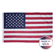 American Flag Made in USA – Knitted Polyester Embroidered Flag