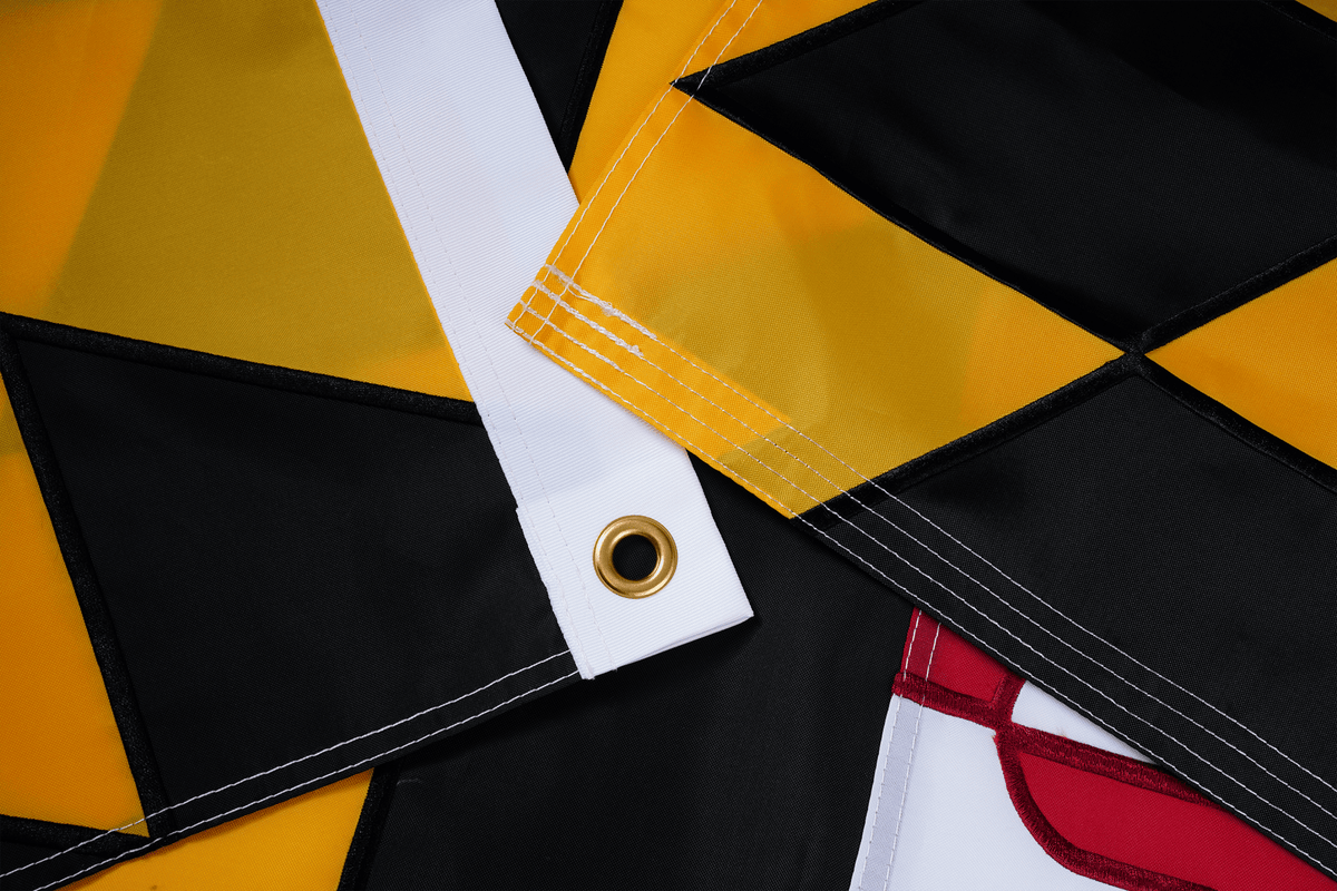 Maryland state flag made in USA for outdoor display
