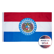Missouri State Flag Made in USA – Embroidered Outdoor Flag