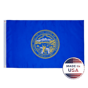 Nebraska State Flag – Made in USA Embroidered Outdoor Flag