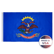 North Dakota State Flag Made in USA – Embroidered Flag