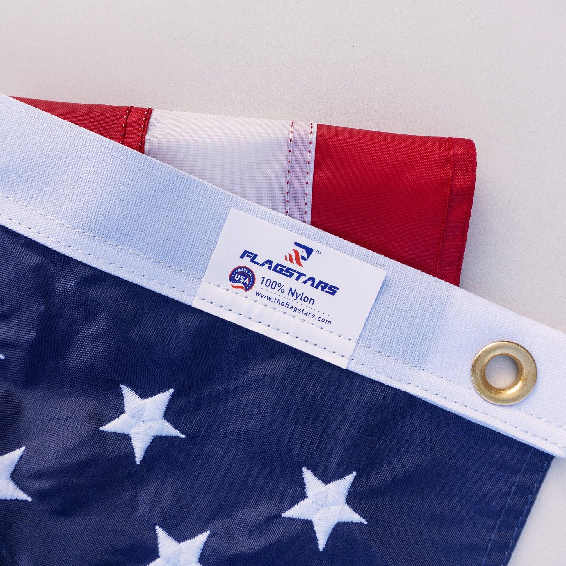 Made in USA nylon American flag product detail