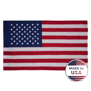 American Flag Made in USA – Nylon Pole Sleeve Embroidered Flag