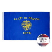 Oregon State Flag Made in USA – Embroidered Outdoor Flag