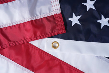 Made in USA Heavy-Duty Embroidered American Flag